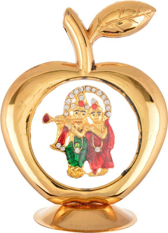 JUST FOR YOU RETURN GIFTS &#8211; Metal Apple Shaped Lord Krishna Idol